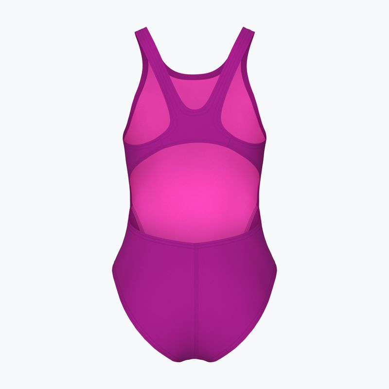 Dětské jednodílné plavky Arena Team Swim Tech Solid very fuchsia/water 2