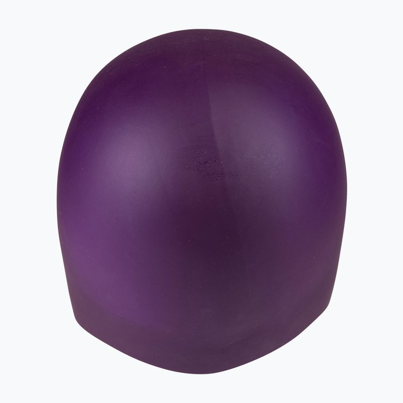 Plavecká čepice arena Long Hair plum/white 4