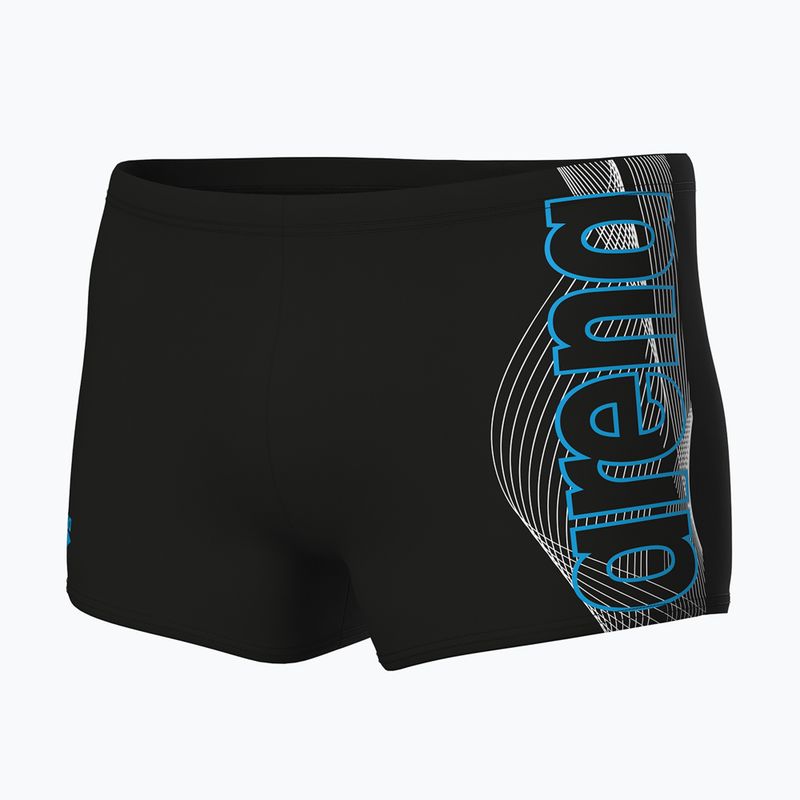 Pánské plavecké boxerky arena Basic Swim Short black/turquoise 3