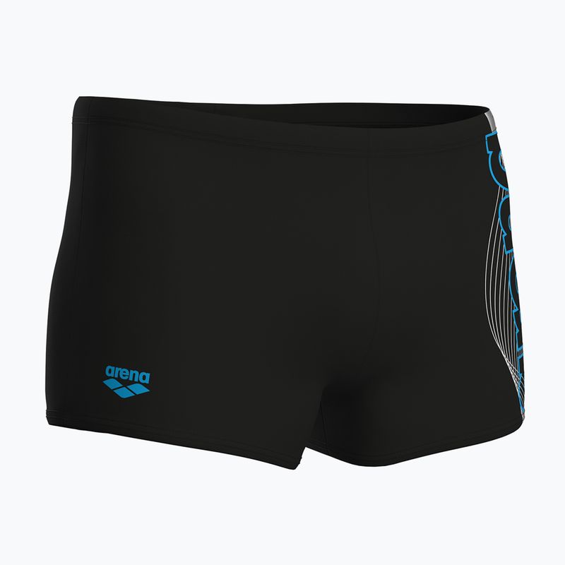 Pánské plavecké boxerky arena Basic Swim Short black/turquoise 4