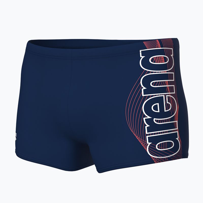 Pánské plavecké boxerky arena Basic Swim Short navy/white 3
