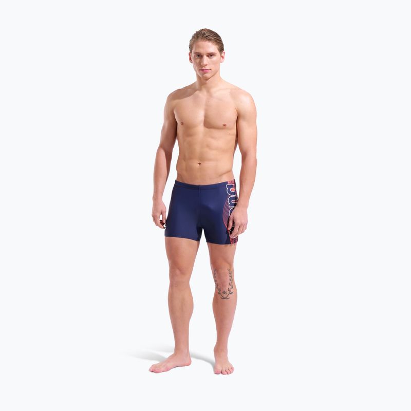 Pánské plavecké boxerky arena Basic Swim Short navy/white 6