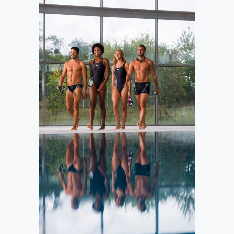 Dámské jednodílné plavky arena Monoglow One Piece black multi/black 10