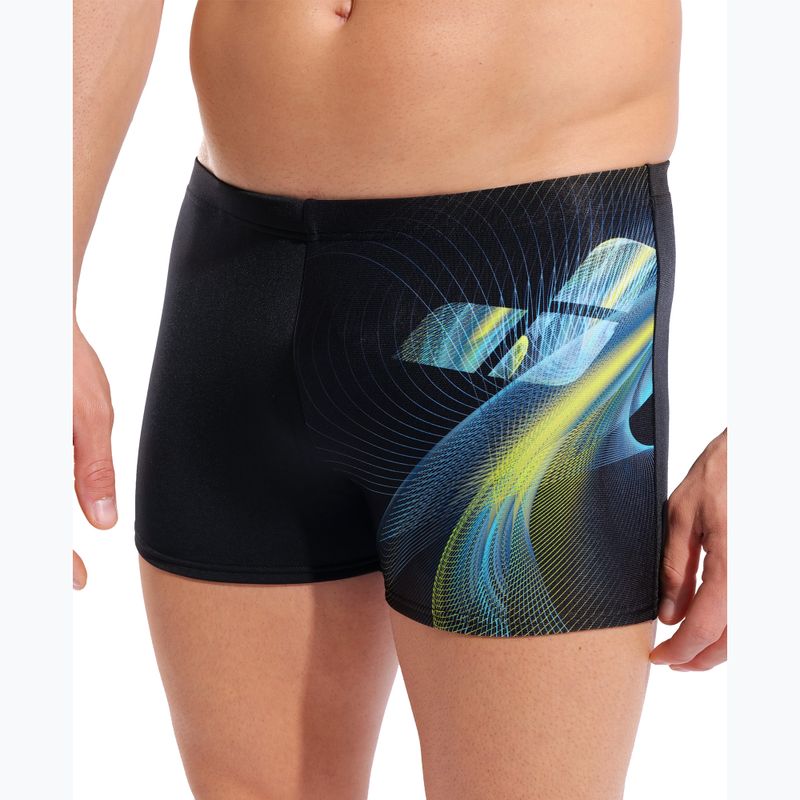 Pánské plavecké boxerky arena Jellyfish Swim Short black/multi 4