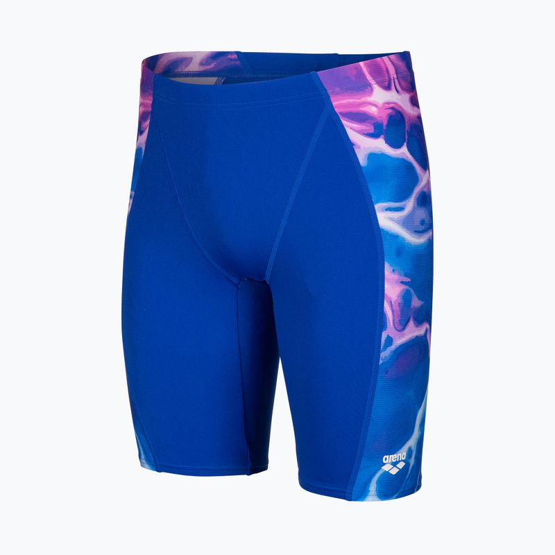 Pánské plavecké jammery arena Earth Swim Jammer neon blue/neon blue multi 3