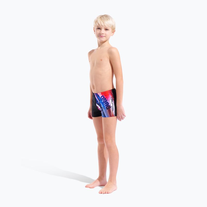 Chlapecké plavecké boxerky arena Loud Swim Short black/multi 2