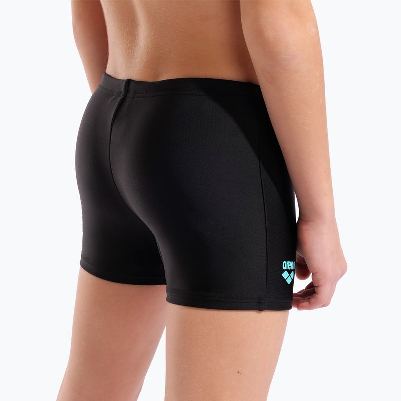 Chlapecké plavecké boxerky arena Loud Swim Short black/black multi 9