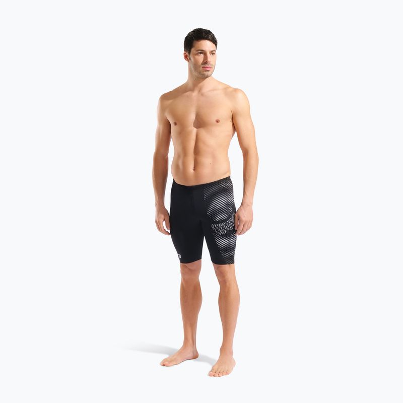 Pánské plavecké jammery arena Distortion Swim Jammer black/white 2