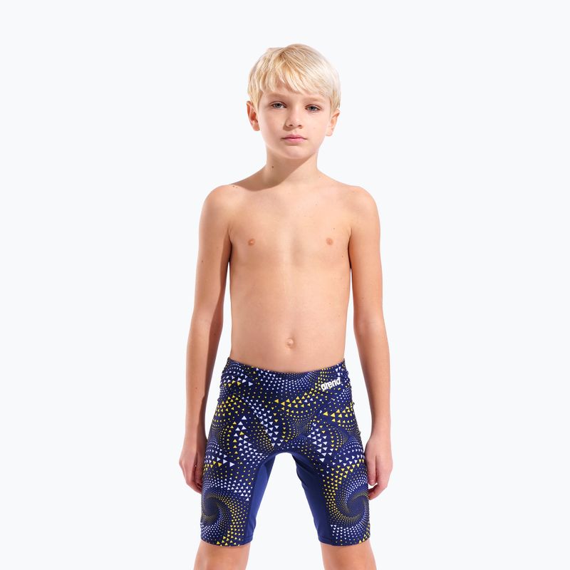 Dětské plavky jammer arena Fireflow Swim Jammer navy/team navy yellow 5