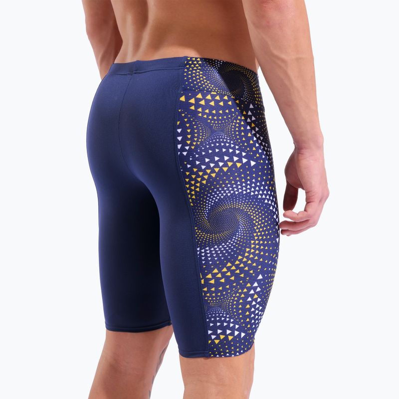 Pánské plavecké jammery arena Fireflow Swim Jammer navy/tteam navy yellow 9
