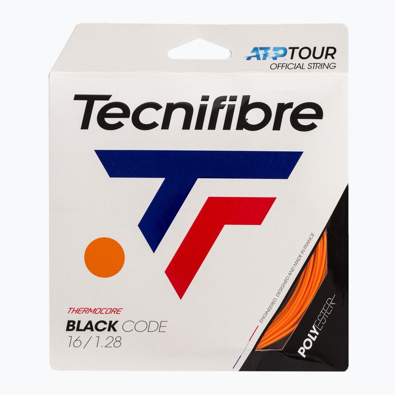 Tenisová struna Tecnifibre Black Code green 04GBL128XV