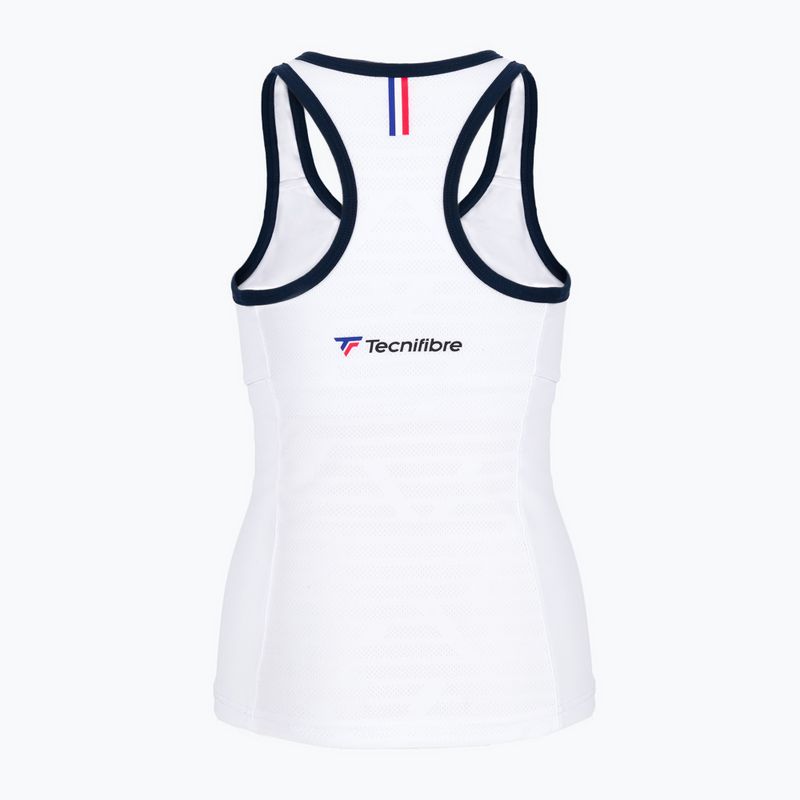 Tecnifibre dětské tenisové tričko Tank white 22LAF3 F3 2
