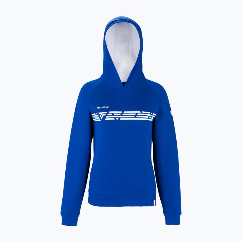 Dětská tenisová mikina Tecnifibre Fleece Hoodie modrá 21LAHORO0B 6