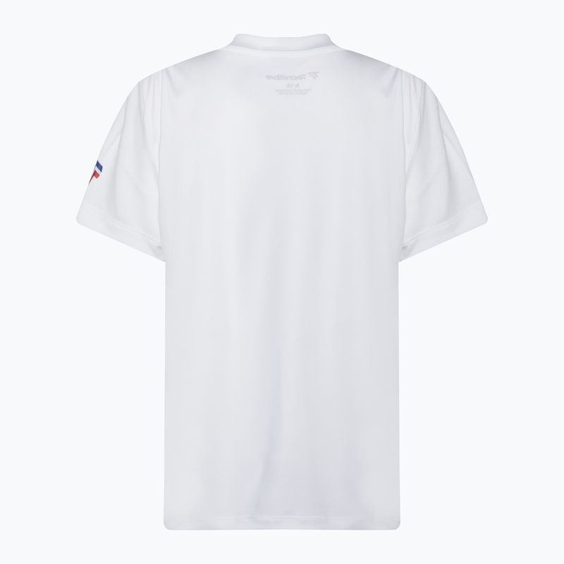 Dětské tenisové tričko Tecnifibre Airmesh white 22F2ST F2 2