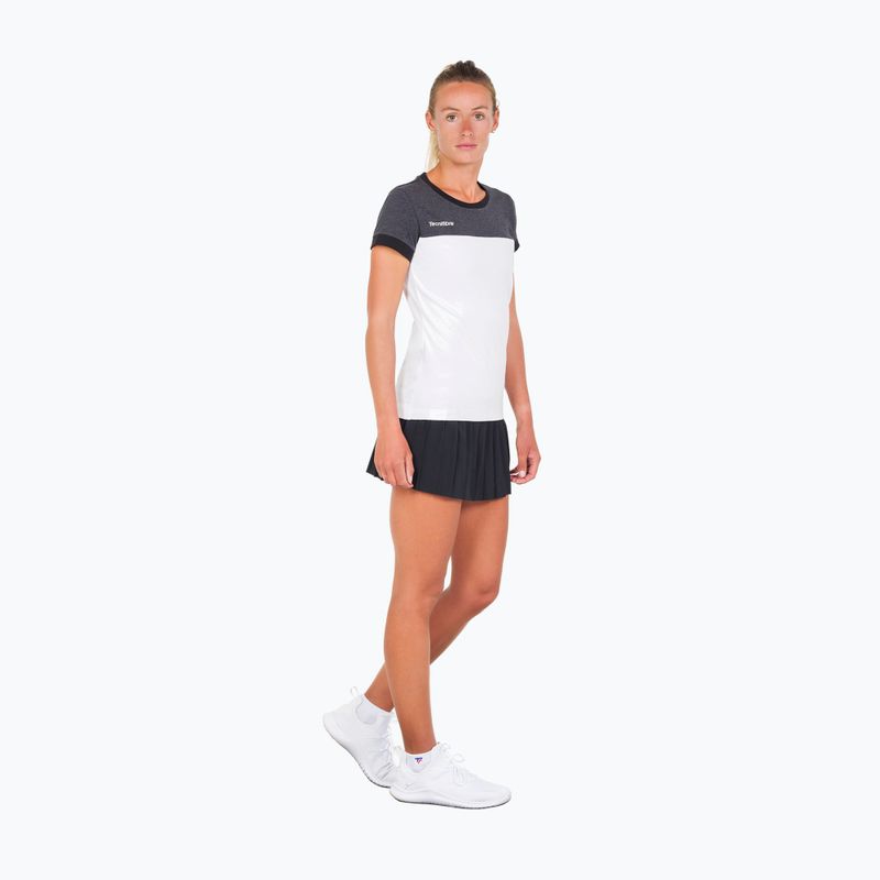 Dámské tenisové tričko Tecnifibre Stretch bílo-černé 22LAF1 F1 3