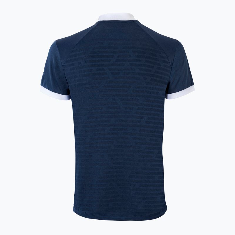 Dětské tenisové tričko Tecnifibre Polo modré 22F3PO F3 5