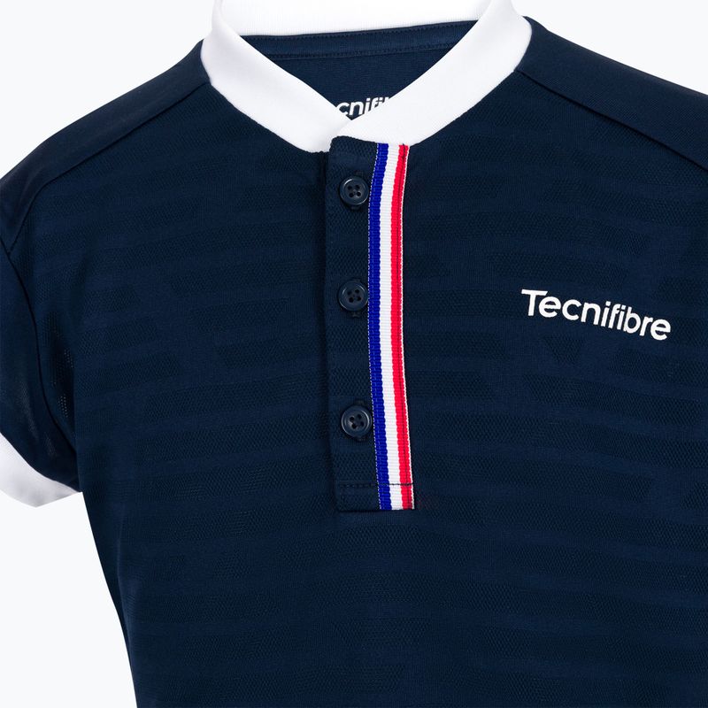 Dětské tenisové tričko Tecnifibre 22LAF3 F3 modré 5