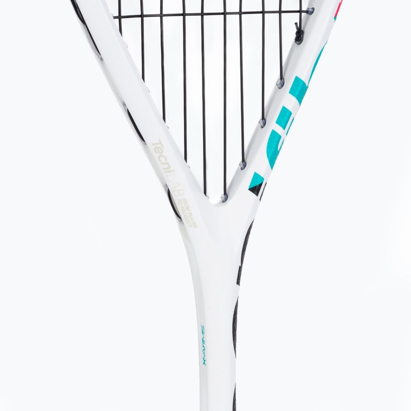 Squashová raketa Tecnifibre Carboflex 125 NX X-Top bílá 12CARNS5XT 3