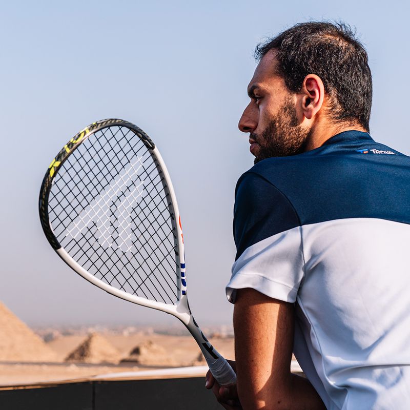 Squashová raketa Tecnifibre Carboflex 135 X-Top bílá 12CAR135XT 11