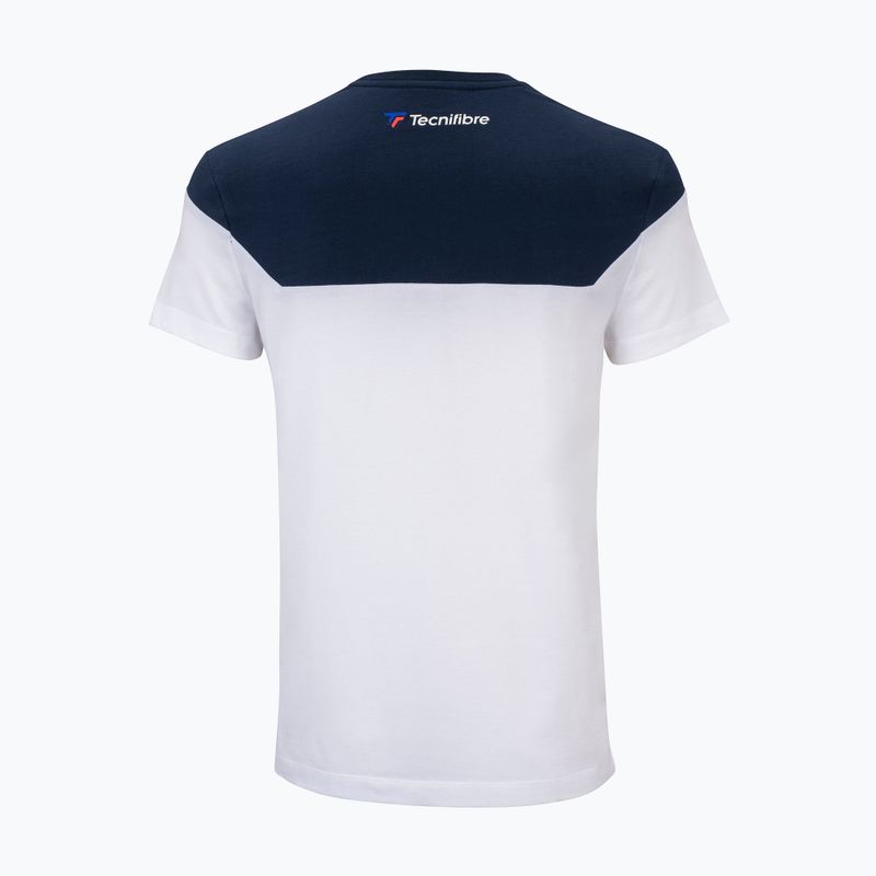 Pánské tenisové tričko Tecnifibre Training white 22TRAITEE 2