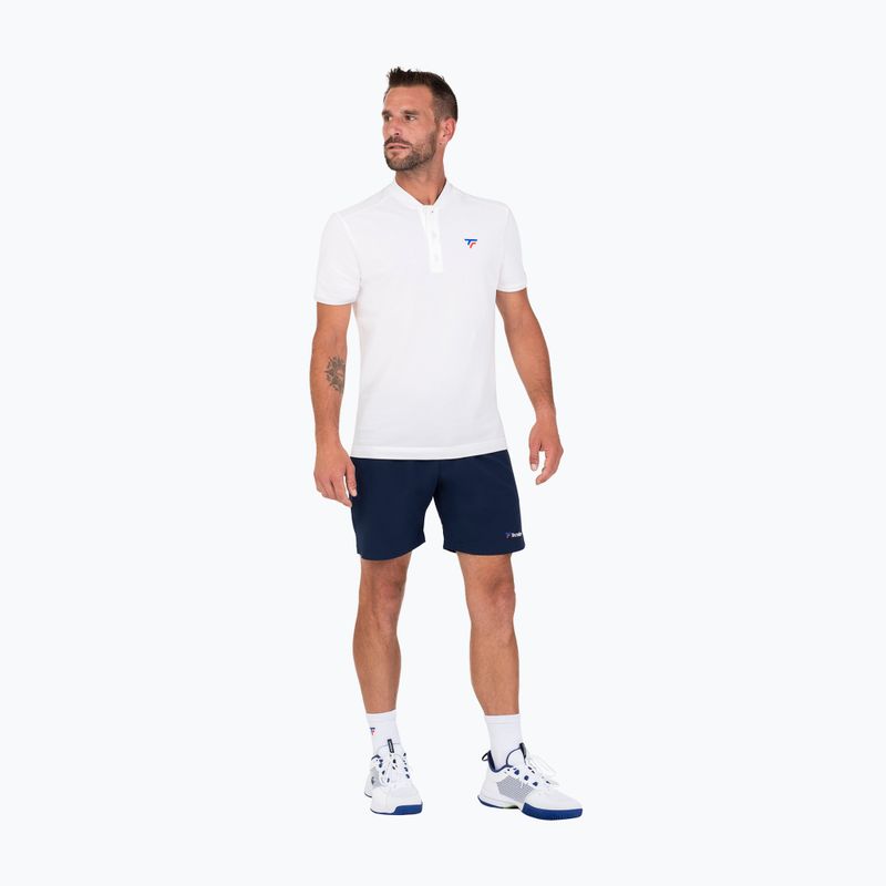 Pánské tenisové tričko Tecnifibre Polo Pique white 25POlOPIQ 3