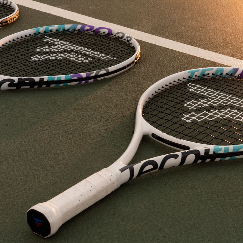 Dětská tenisová raketa Tecnifibre Tempo 19 bílá 14TEMP192E 7