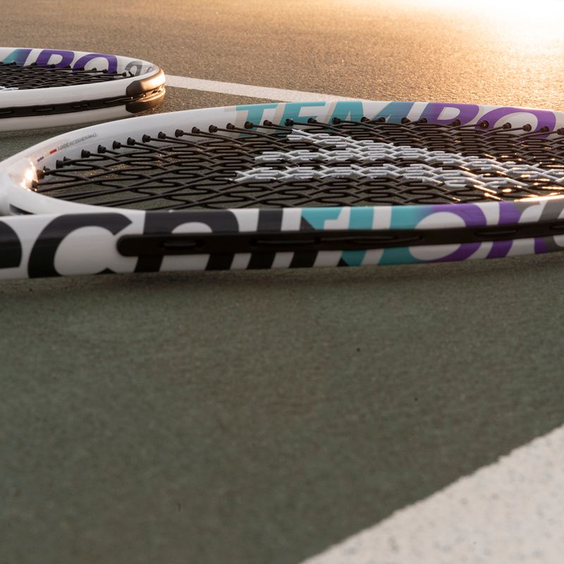 Dětská tenisová raketa Tecnifibre Tempo 19 bílá 14TEMP192E 8