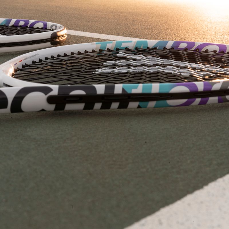 Dětská tenisová raketa Tecnifibre Tempo 21 bílá 14TEMP212E 9