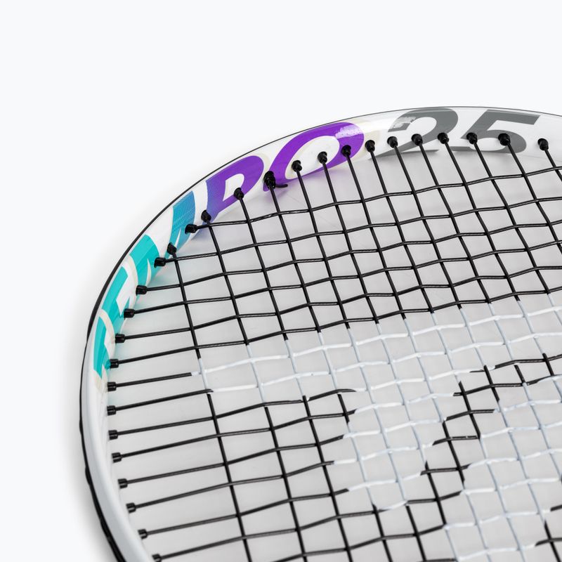 Dětská tenisová raketa Tecnifibre Tempo 25 bílá 14TEMP252E 6