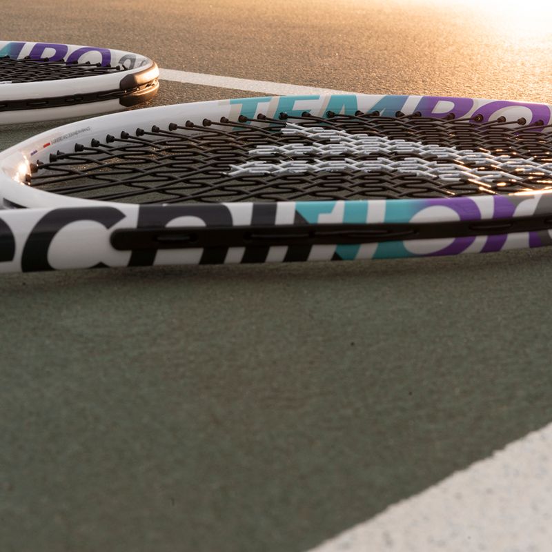 Dětská tenisová raketa Tecnifibre Tempo 25 bílá 14TEMP252E 9