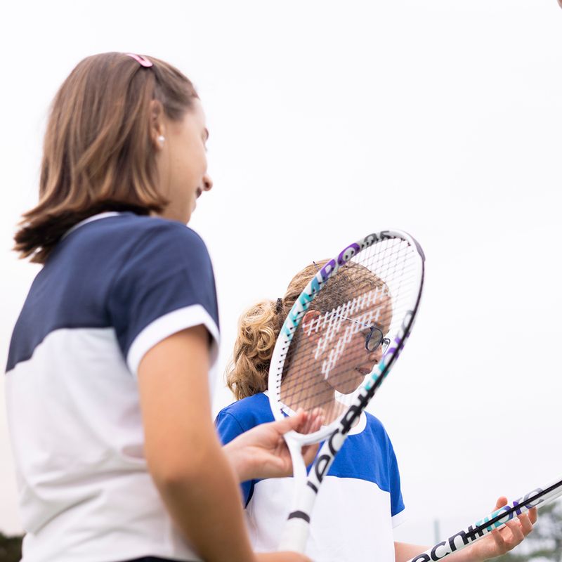 Dětská tenisová raketa Tecnifibre Tempo 25 bílá 14TEMP252E 11