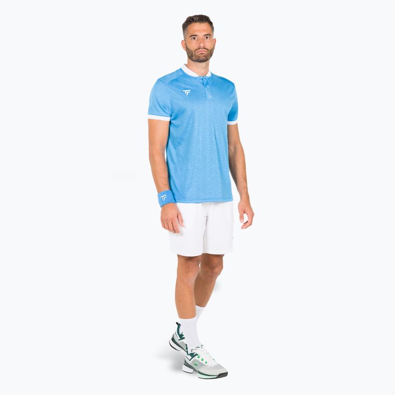 Pánské tenisové tričko Tecnifibre Team Mesh azur 2