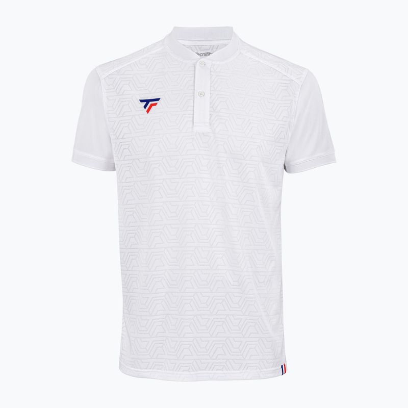 Pánské tenisové polo tričko Tecnifibre Team Mesh white 22MEPOWH34 2