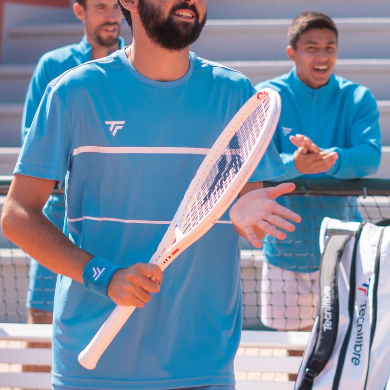 Dětské tenisové tričko Tecnifibre Team Tech Tee modré 22TETEAZ3D 5