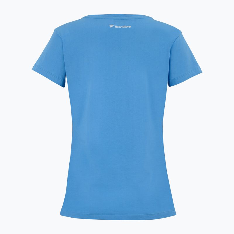 Dámské tričko Tecnifibre Team Cotton Tee azur 4