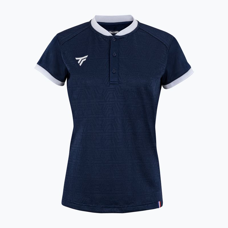 Dámské tenisové polo tričko Tecnifibre Team Mesh navy blue 22WMEPOM31