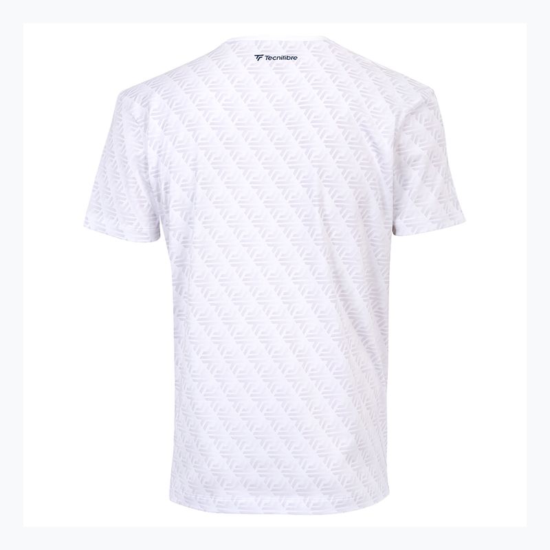 Pánské tenisové tričko Tecnifibre Graphic Tee Stretch white 4