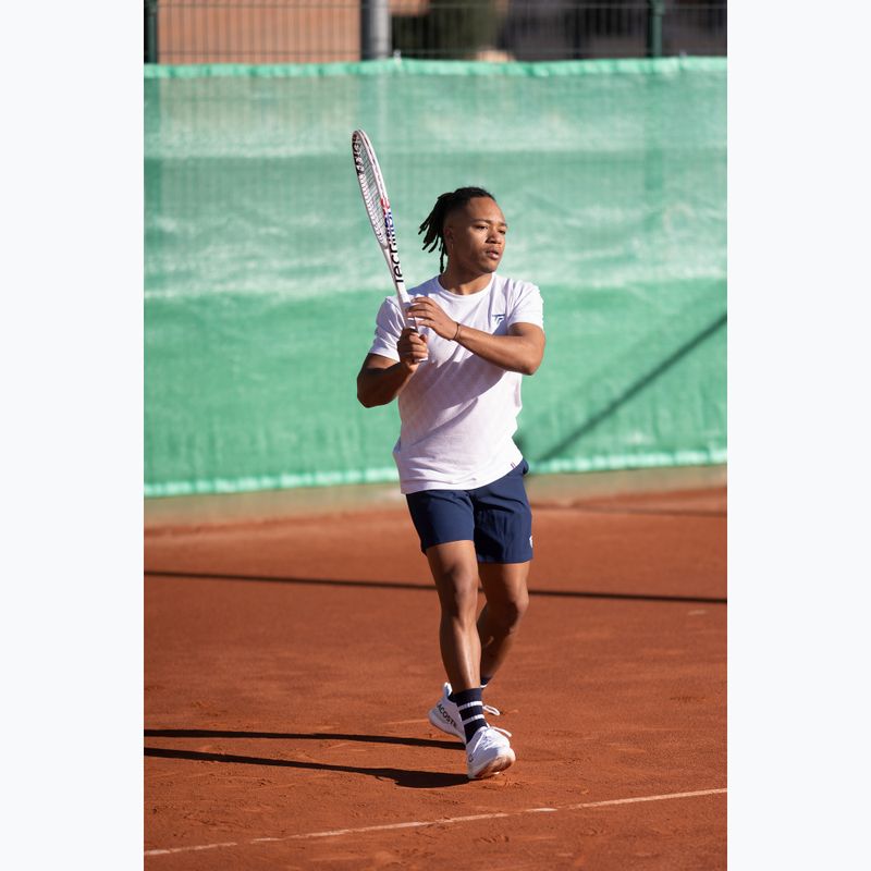 Pánské tenisové tričko Tecnifibre Graphic Tee Stretch white 6