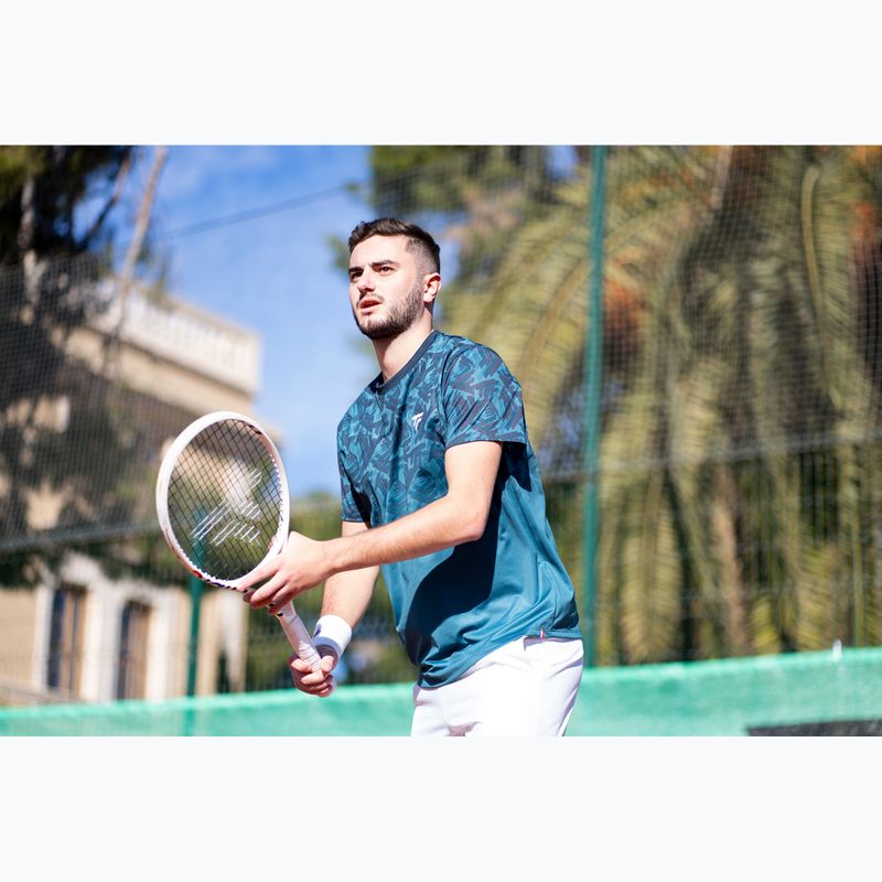 Pánské tenisové tričko Tecnifibre X-Loop Tee teal 8