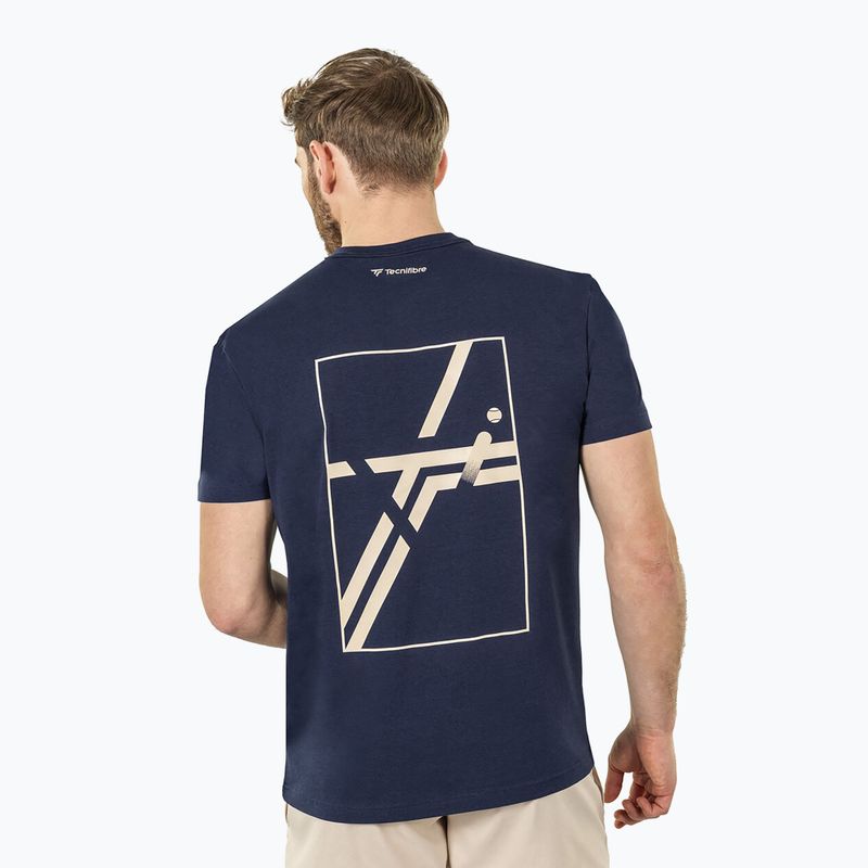 Pánské tričko Tecnifibre Graphic Tee navy 3