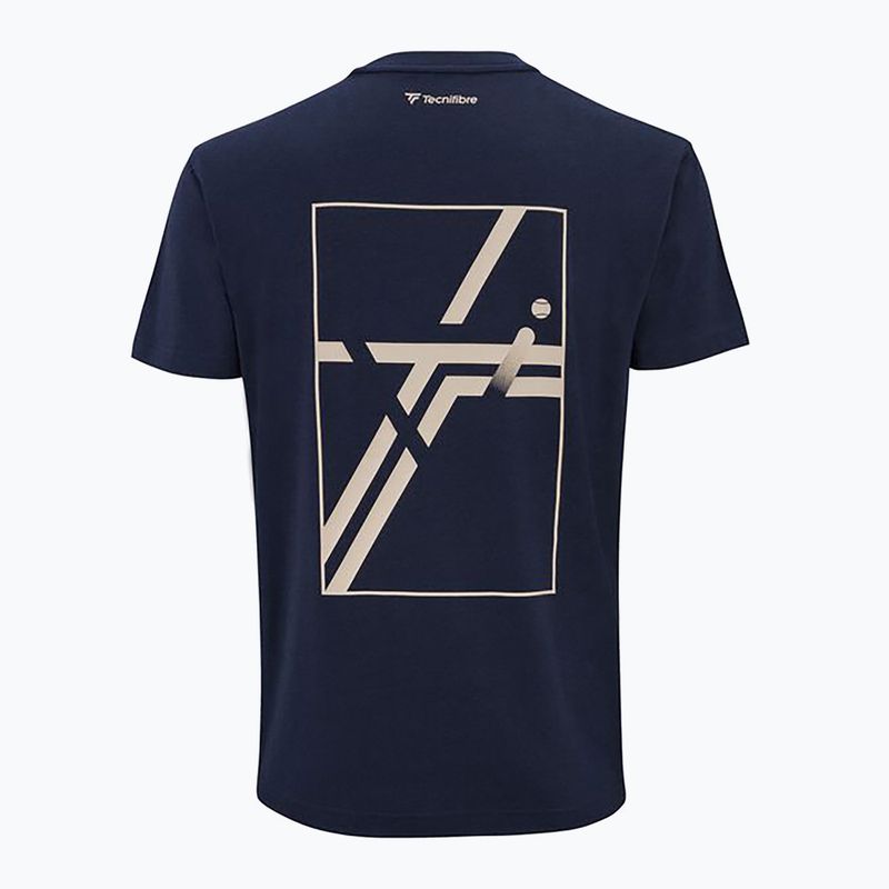 Pánské tričko Tecnifibre Graphic Tee navy 5