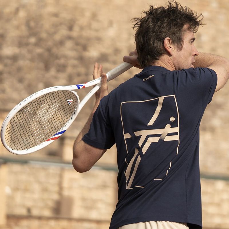 Pánské tričko Tecnifibre Graphic Tee navy 6