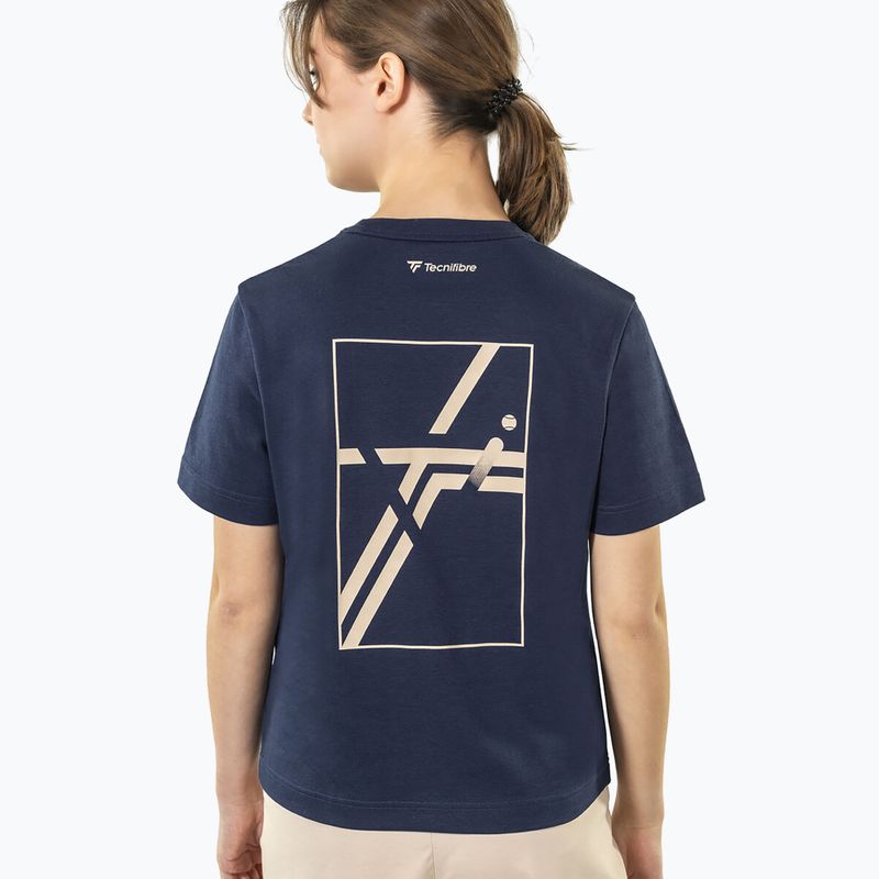 Dámské tričko Tecnifibre Graphic Tee W navy 3