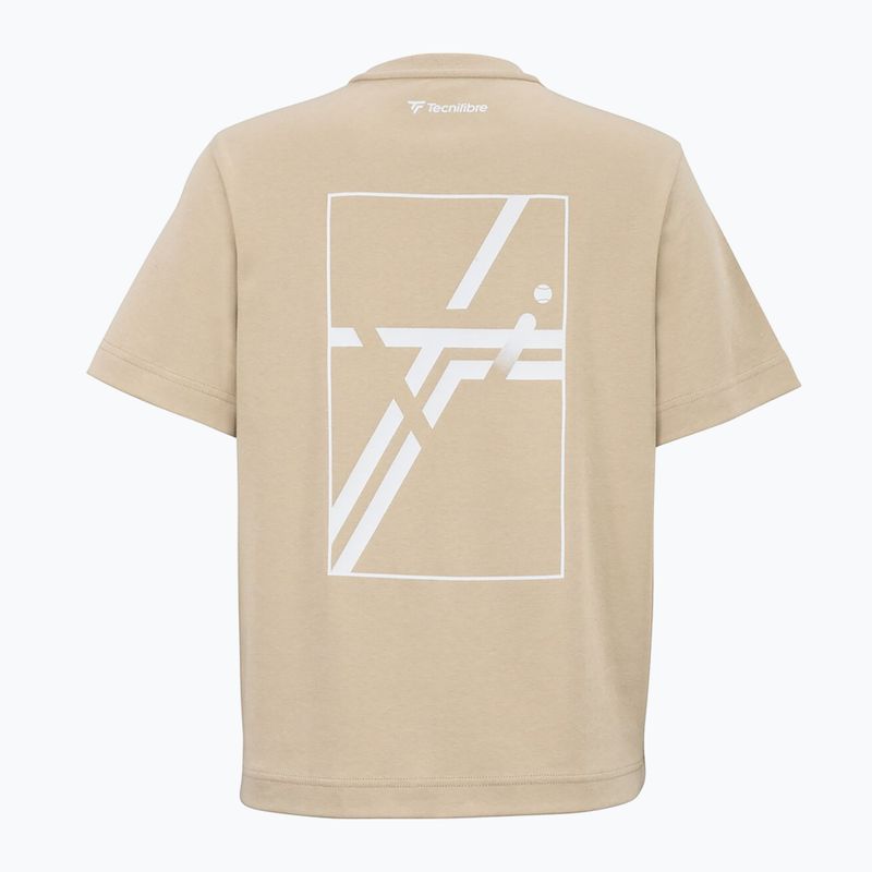 Dámské tričko Tecnifibre Graphic Tee W sand 5
