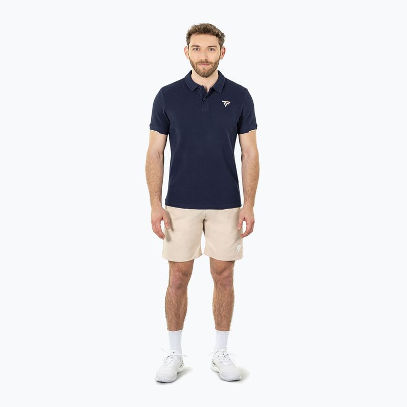 Pánské polo tričko Tecnifibre Waffle navy 2