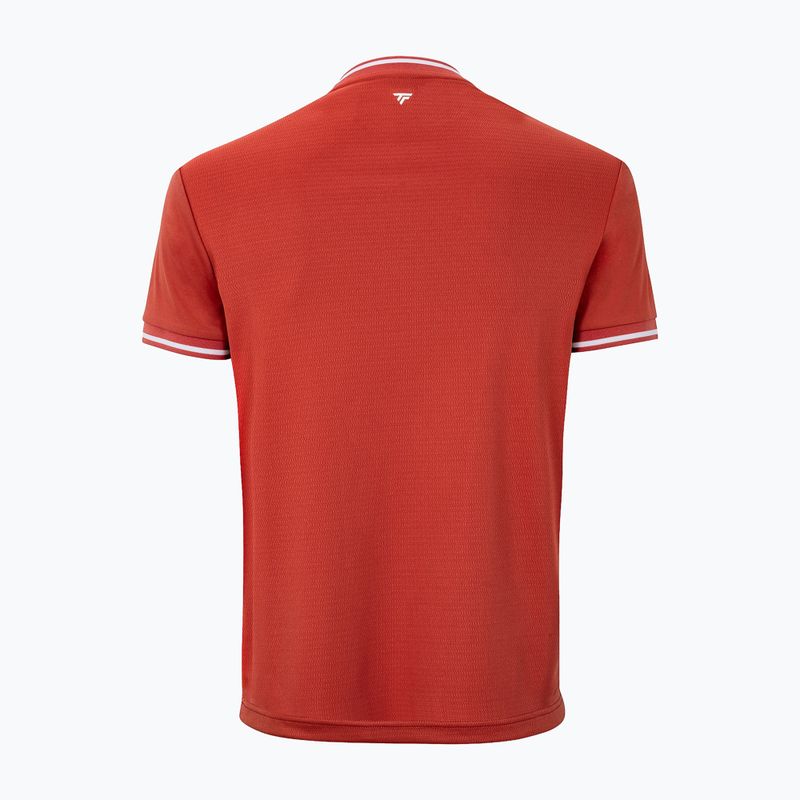 Pánské tenisové tričko Tecnifibre Team Tech terracotta 5