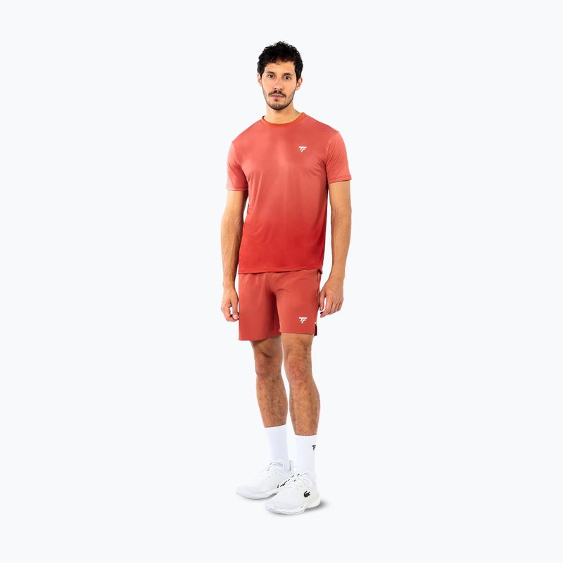 Pánské tenisové tričko Tecnifibre Team X-Loop terracotta 2