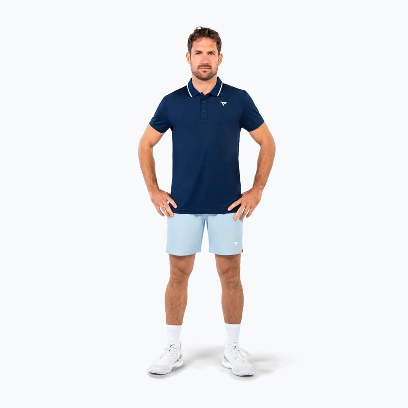 Pánské tenisové polo tričko Tecnifibre Team Tech Polo navy blue 2
