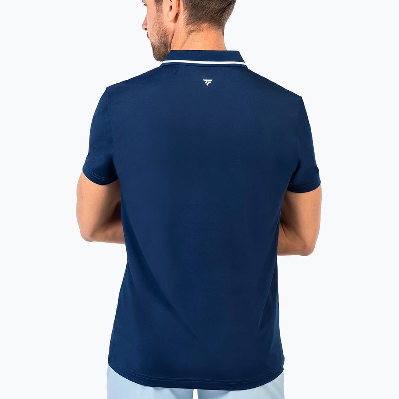 Pánské tenisové polo tričko Tecnifibre Team Tech Polo navy blue 3
