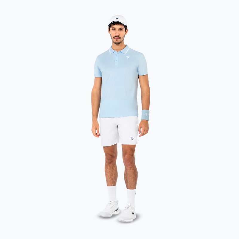 Pánské tenisové šortky Tecnifibre Team Stretch Short white 2